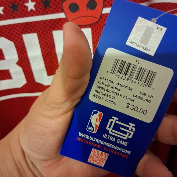 TWO Chicago Bulls Sleevsless Basketball - Picture 4 of 6